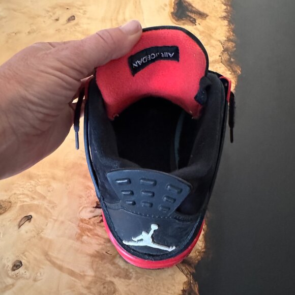 Air Jordan 4 Retro GS Black Red “Bred” | Youth 6.5Y | Worn | Box Included - Picture 2 of 7